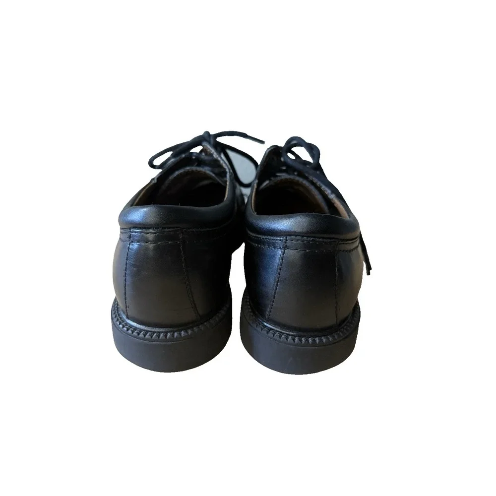 Men's Dockers Black Gordon 90-2214 Cordovan Cap Toe LaceUp Leather Oxford Sz 10W